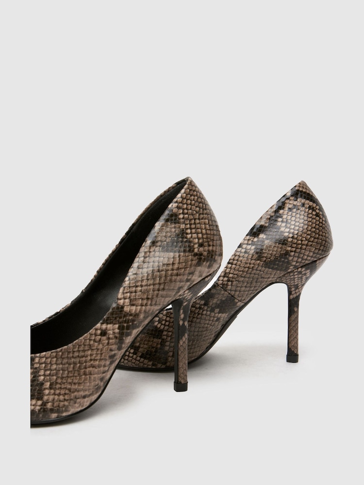 Schlangen-Print - Schuh – Sylvia – Halbschuhe mit spitzer Zehenpartie - Bild 4 von 4 Schlangen-Print - Schuh – Sylvia – Halbschuhe mit spitzer Zehenpartie - Bild 4 von 4