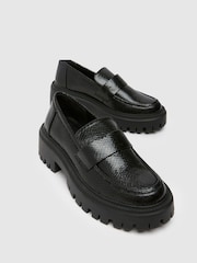 Schuh Laney Chunky Black Loafers - Image 3 of 4