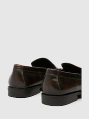 Schuh Lillian Leather Penny Loafers - Image 4 of 4