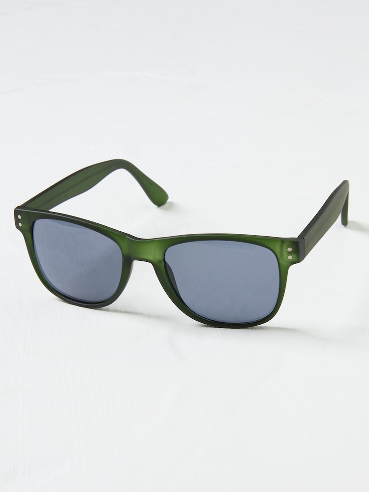FatFace Dark Green Theo Sunglasses - Image 2 of 2 FatFace Dark Green Theo Sunglasses - Image 2 of 2