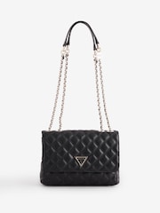 Guess Giully Quilted Crossbody Black Bag - Image 3 of 4