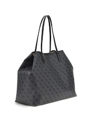 Preto/Cinza - Guess Victoria grande 2 em 1 bolsa Tote - Imagem 2 de 3