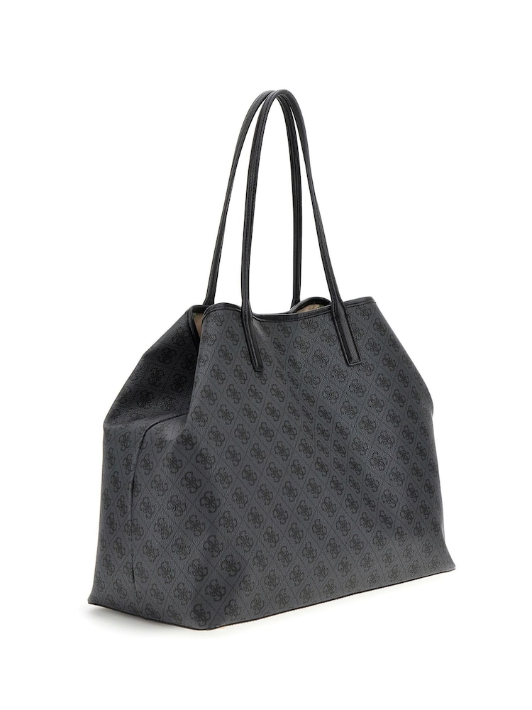 Preto/Cinza - Guess Victoria grande 2 em 1 bolsa Tote - Imagem 2 de 3