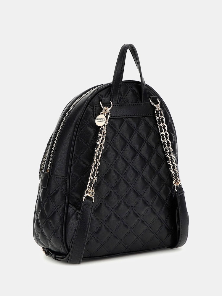 Guess Giully Quilted Dome Black Backpack - Image 2 of 4