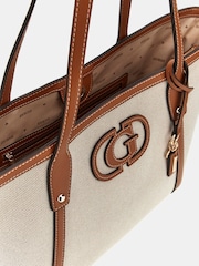 Парусиновая сумка с логотипом Guess Sebina - Image 3 of 3
