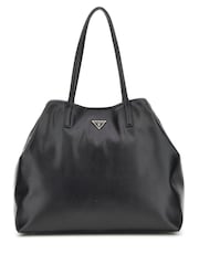 Preto - Guess Victoria grande 2 em 1 bolsa Tote - Imagem 2 de 4