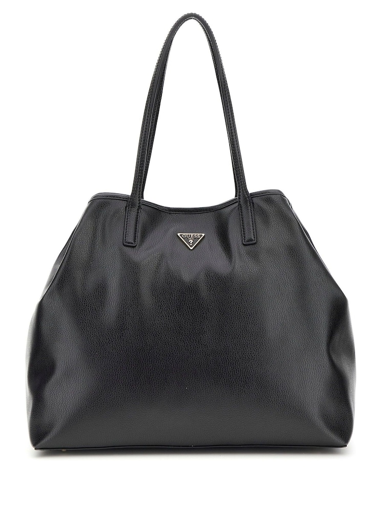 Preto - Guess Victoria grande 2 em 1 bolsa Tote - Imagem 2 de 4