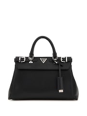 Guess Black Ali Luxury Satchel Bag - Image 1 of 4