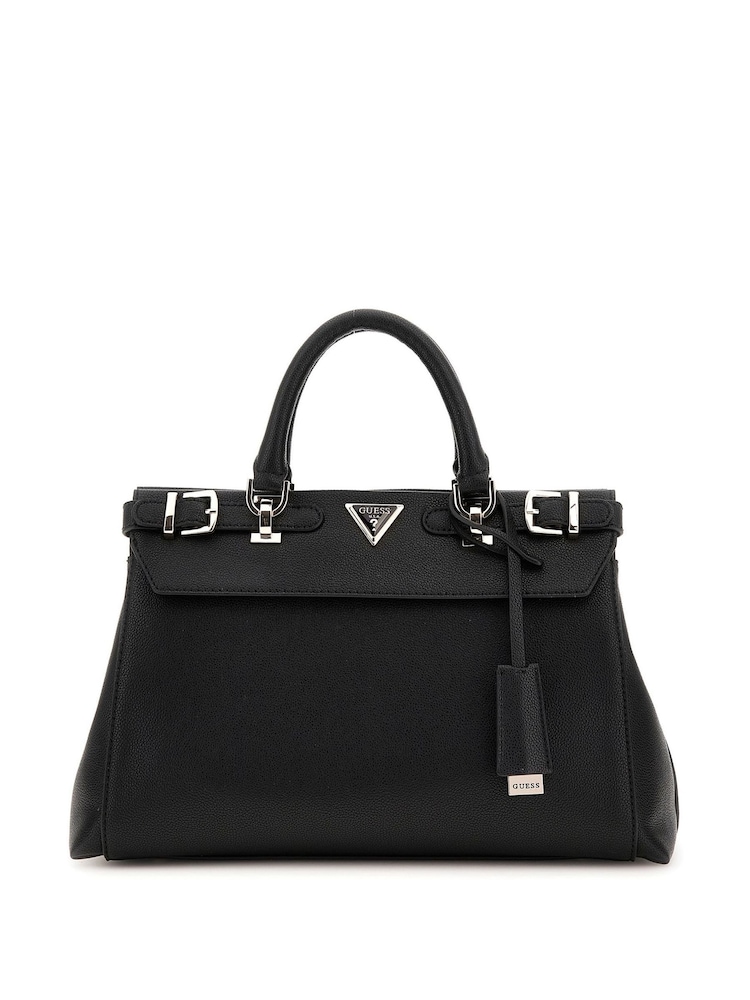 Guess Black Ali Luxury Satchel Bag - Image 1 of 4
