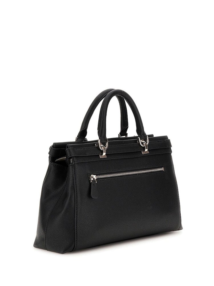 Guess Black Ali Luxury Satchel Bag - Image 2 of 4