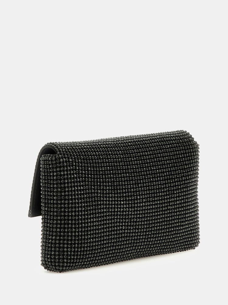 Guess Zalina Diamente Flap Chain Crossbody Bag - Image 2 of 4