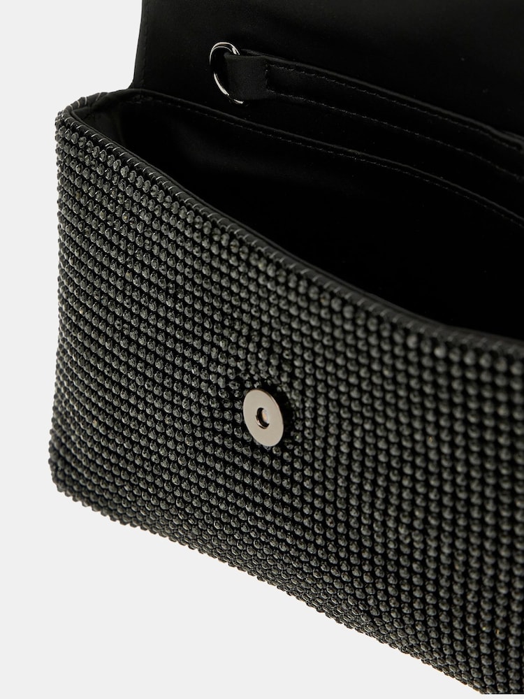 Guess Zalina Diamente Flap Chain Crossbody Bag - Image 4 of 4