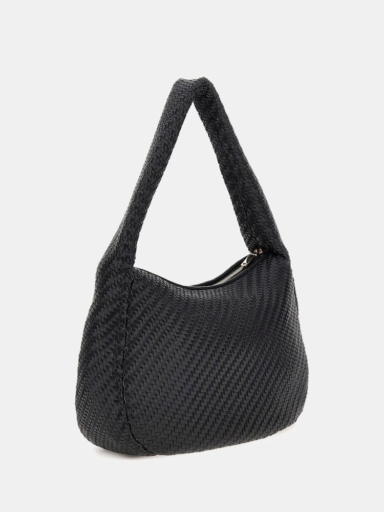 Guess Francy Woven Hobo Shoulder Bag - Image 2 of 3