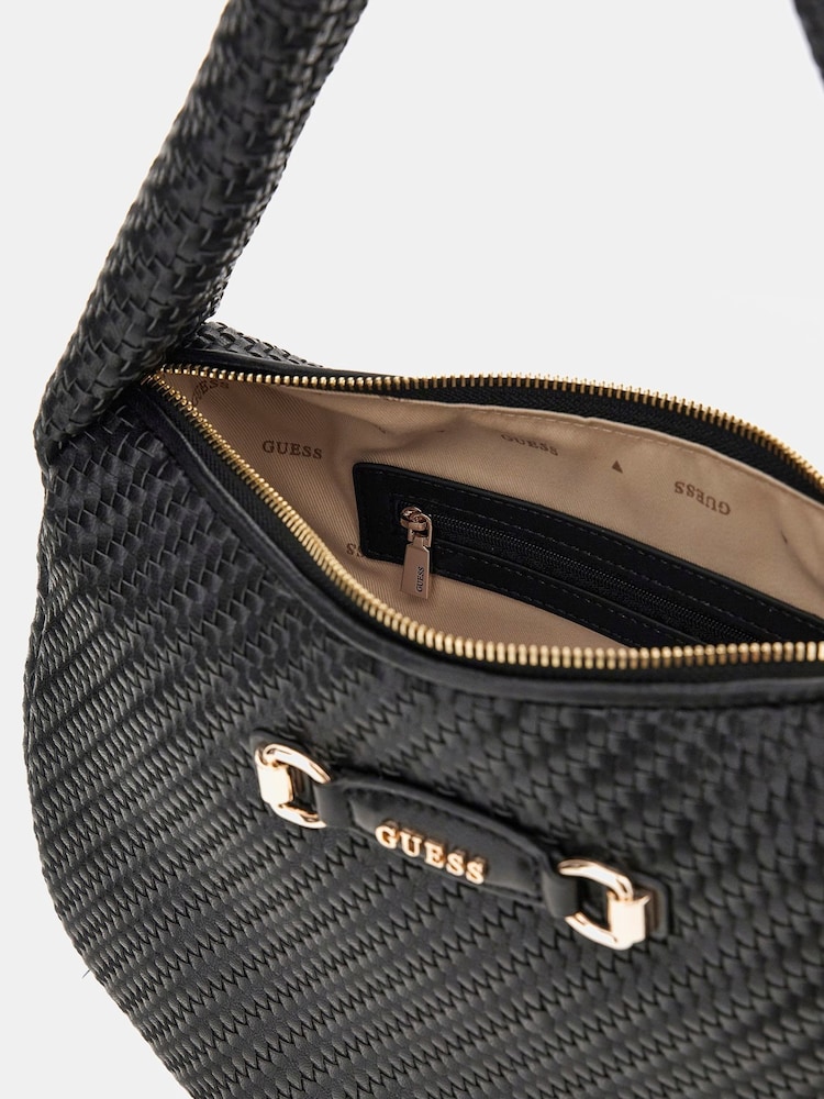 Guess Francy Woven Hobo Shoulder Bag - Image 3 of 3