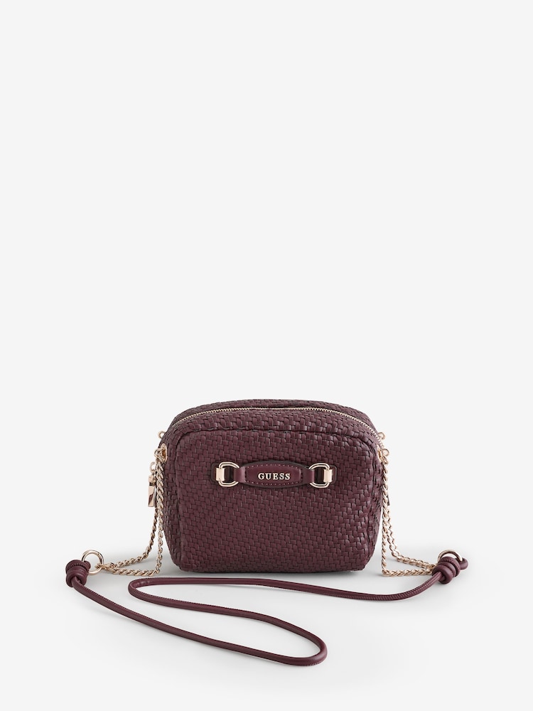 Guess Muriel Woven Camera Crossbody Bag - Image 1 of 4