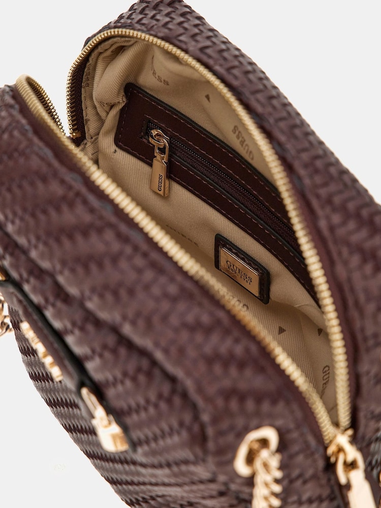 Guess Muriel Woven Camera Crossbody Bag - Image 4 of 4