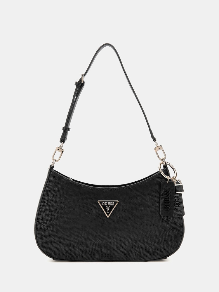 Guess Noelle Top Zip Shoulder Black Bag - Image 2 of 4