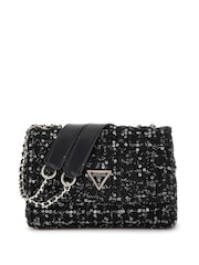 Guess Giully Convertible Tweed Crossbody Bag - Image 1 of 3