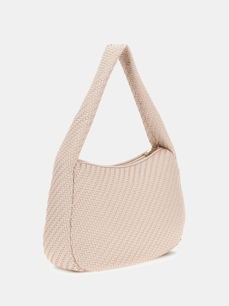 Guess Francy Woven Hobo Shoulder Bag - Image 2 of 4