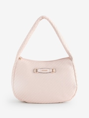 Guess Francy Woven Hobo Shoulder Bag - Image 3 of 4