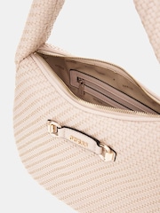 Guess Francy Woven Hobo Shoulder Bag - Image 4 of 4