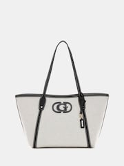 Guess Sebina Canvas Logo Tote Bag - Image 1 of 3