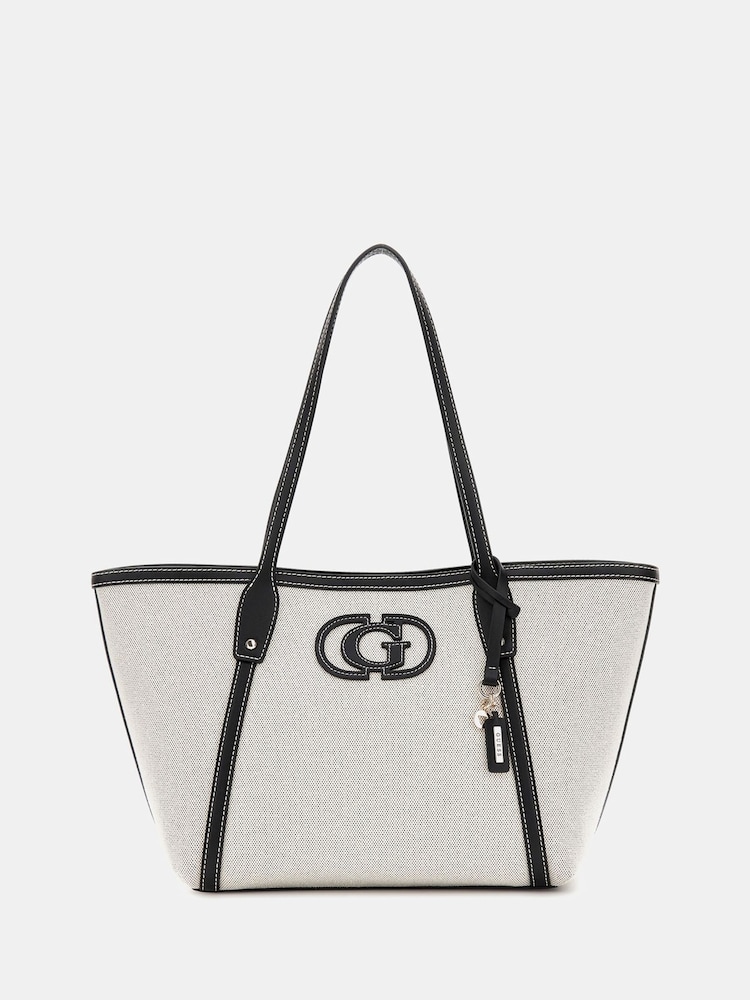 Guess Sebina Canvas Logo Tote Bag - Image 1 of 3