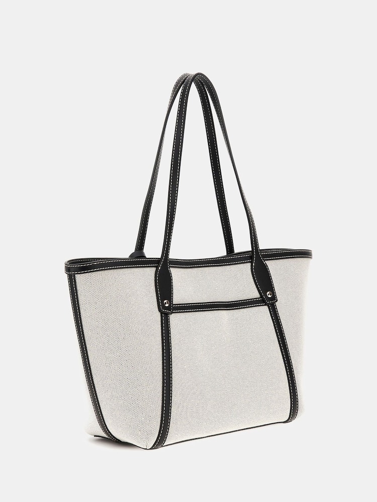 Guess Sebina Canvas Logo Tote Bag - Image 2 of 3