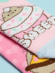 Vanilla Underground Pink Girls Pusheen Socks 5 Pack - Image 5 of 5