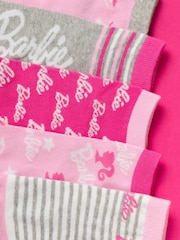 Vanilla Underground Pink Girls Barbie Socks 5 Pack - Image 3 of 5