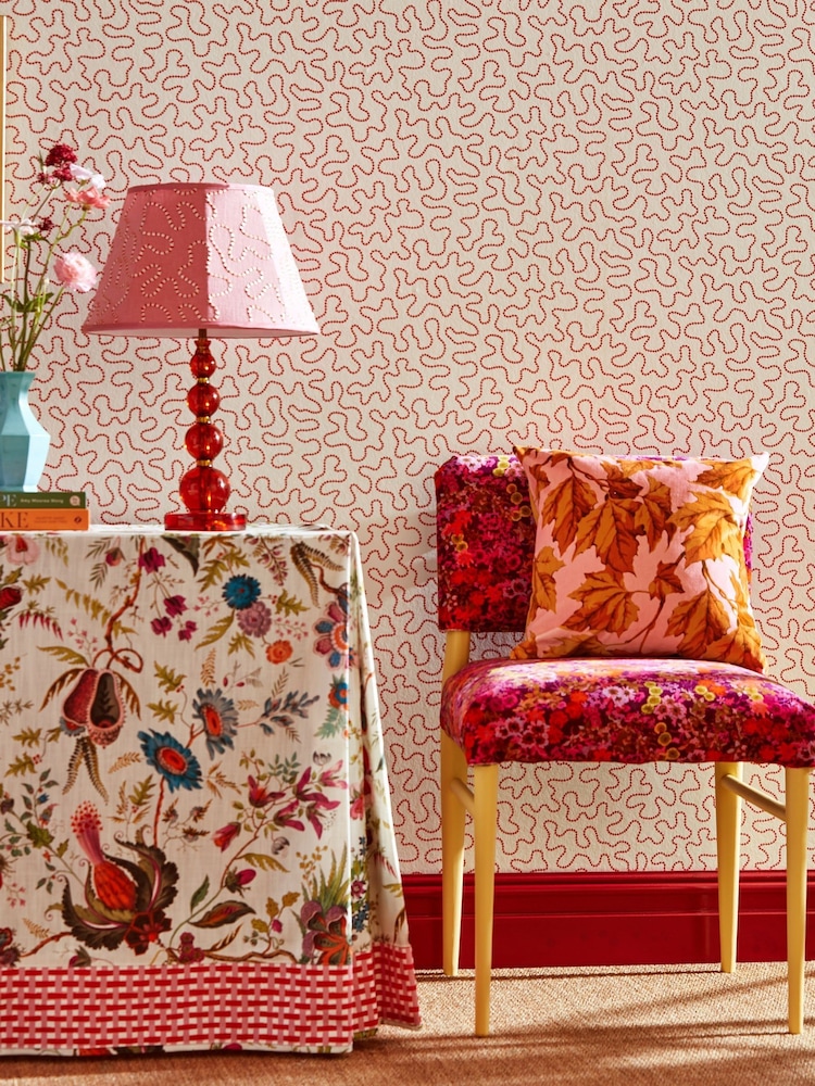 Harlequin Wiggle CarnelianRose Quartz Sophie Robinson 10M Wallpaper - Image 3 of 3 Harlequin Wiggle CarnelianRose Quartz Sophie Robinson 10M Wallpaper - Image 3 of 3