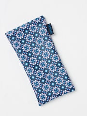 FatFace Navy Geometric Print Sunglasses Case - Image 1 of 2
