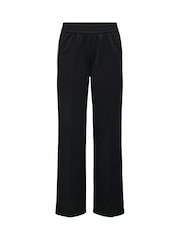 ONLY Black Side Stripe Straight Leg Trousers - Image 2 of 4