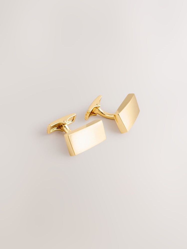 Gold Tone Cufflinks - Image 3 of 4