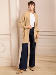 Love & Roses Beige Cardigan - Image 3 of 4