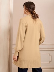 Love & Roses Beige Cardigan - Image 4 of 4