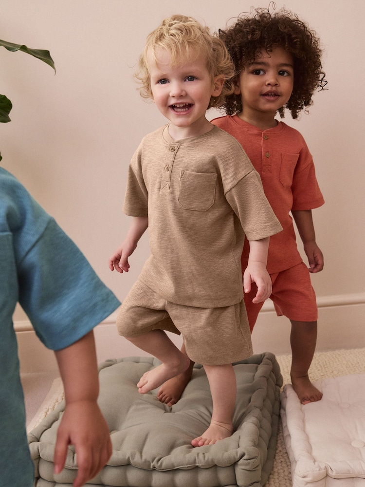 Multicolore uni - Pyjama court 3 Pack (9mois-10ans) - Image 3 of 13