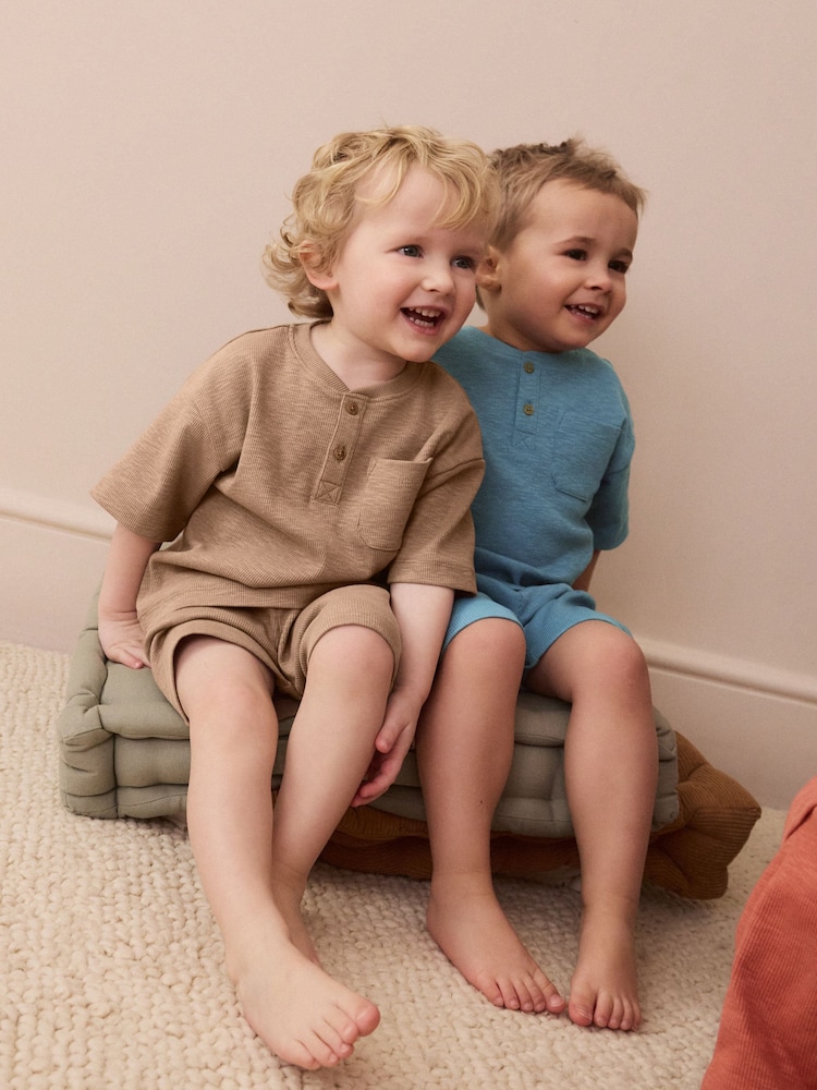 Multicolore uni - Pyjama court 3 Pack (9mois-10ans) - Image 4 of 13