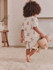 Ecru Baby Bear Single Short Pyjamas (9mths-6yrs) - Image 2 of 8