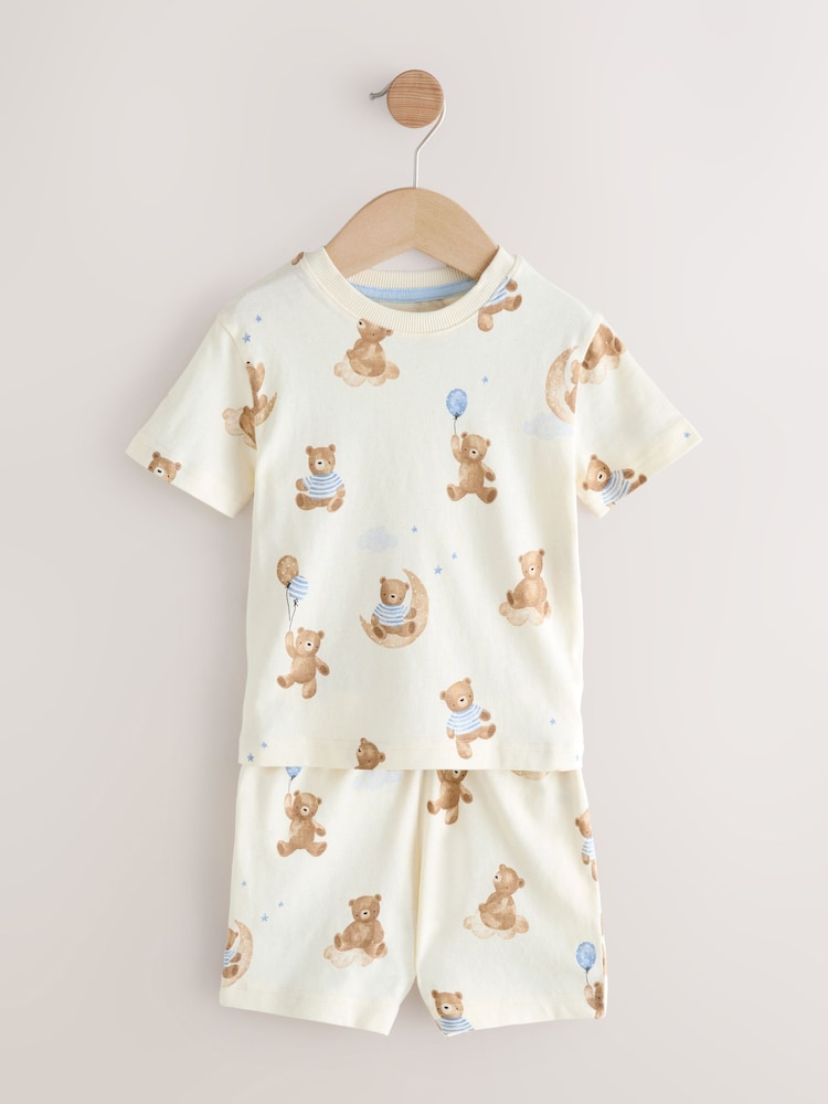 Ecru Baby Bear Single Short Pyjamas (9mths-6yrs) - Image 5 of 8