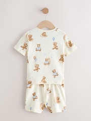 Ecru Baby Bear Single Short Pyjamas (9mths-6yrs) - Image 6 of 8
