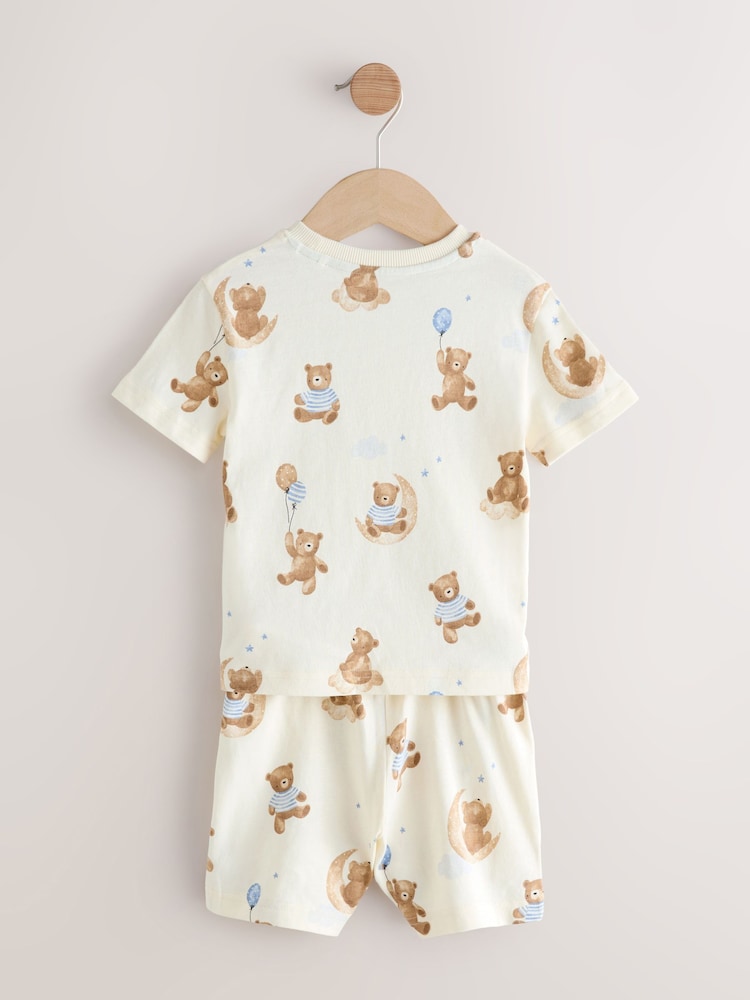 Ecru Baby Bear Single Short Pyjamas (9mths-6yrs) - Image 6 of 8