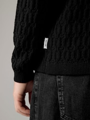 Only & Sons Black Polo Neck Knitted Jumper - Image 4 of 6