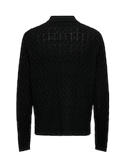 Only & Sons Black Polo Neck Knitted Jumper - Image 6 of 6