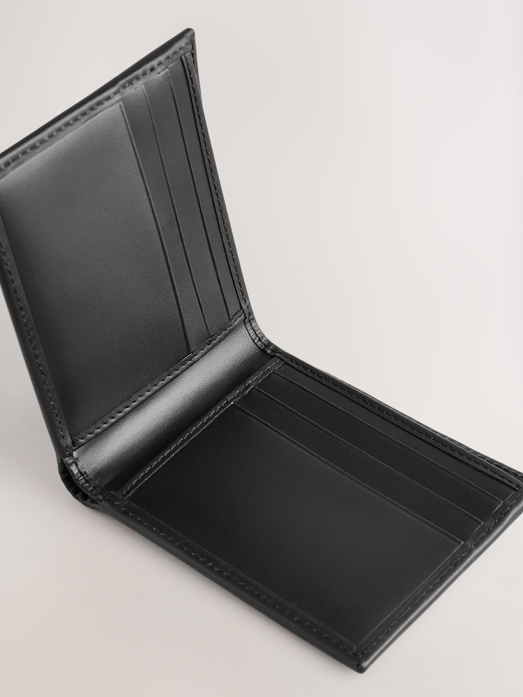 Negro - Cartera con diseño tejido de cuero - Imagen 4 de 4 Negro - Cartera con diseño tejido de cuero - Imagen 4 de 4