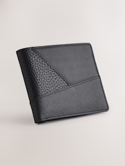 Black Geometric Segment Wallet - Image 1 of 3