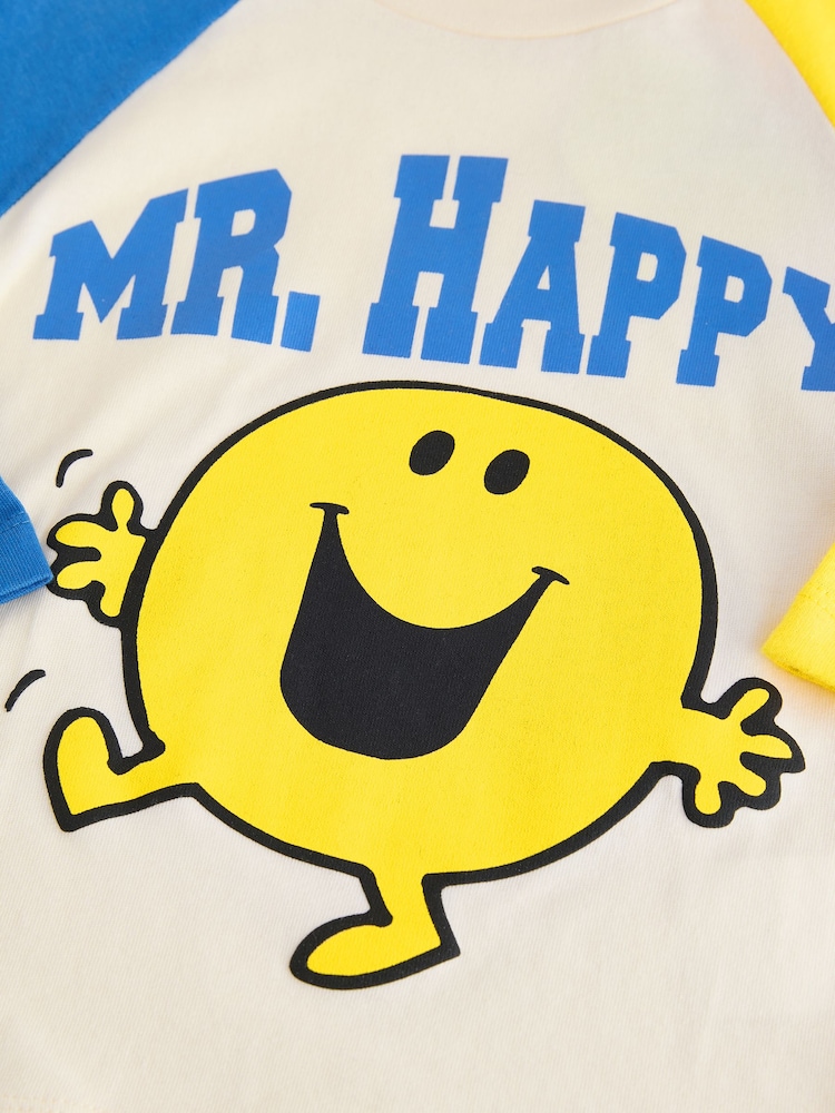 Weiß - Mr. Men Langarm-T-Shirt aus 100 % Baumwolle (3Monate –8Jahre) - Bild 4 von 4 Weiß - Mr. Men Langarm-T-Shirt aus 100 % Baumwolle (3Monate –8Jahre) - Bild 4 von 4