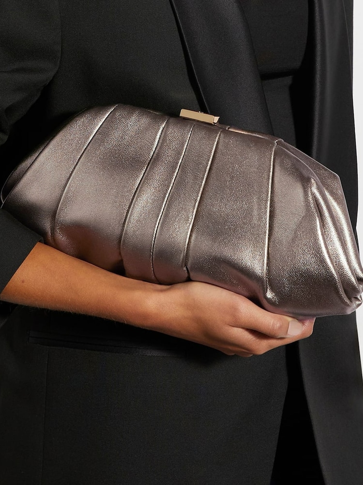 Dune London Natural Drapery Voluminous Clutch Bag - Image 1 of 5