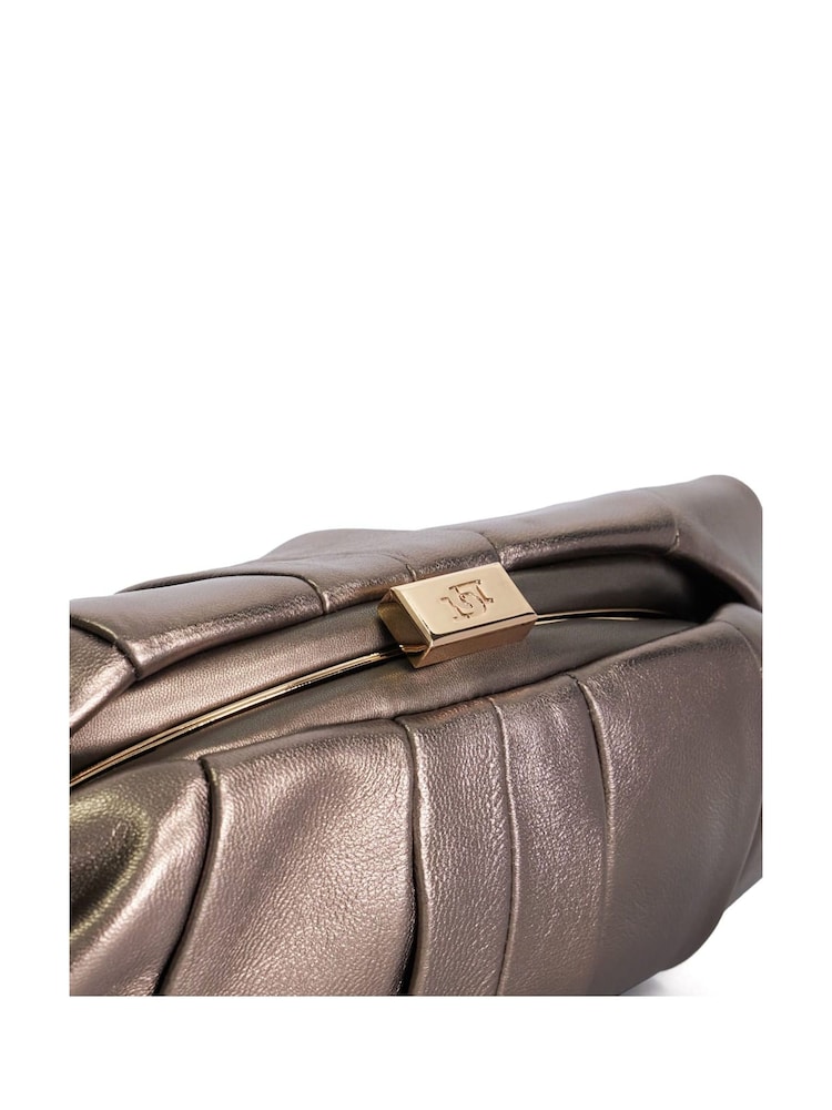 Dune London Natural Drapery Voluminous Clutch Bag - Image 5 of 5