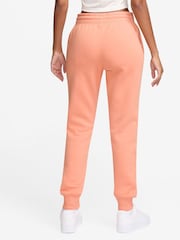Nike Apricot Orange Phoenix Fleece Mid Rise Joggers - Image 2 of 3